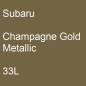 Preview: Subaru, Champagne Gold Metallic, 33L.